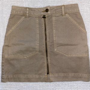 Urban Outfitters tan denim skirt